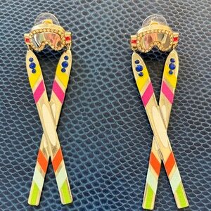 Ski Earrings
